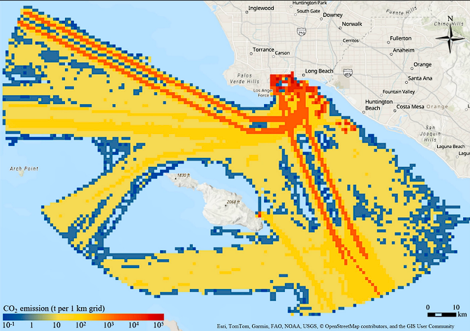 Spatiotemporal ship carbon emission exploitation and low-carbon shipping pathway evaluation